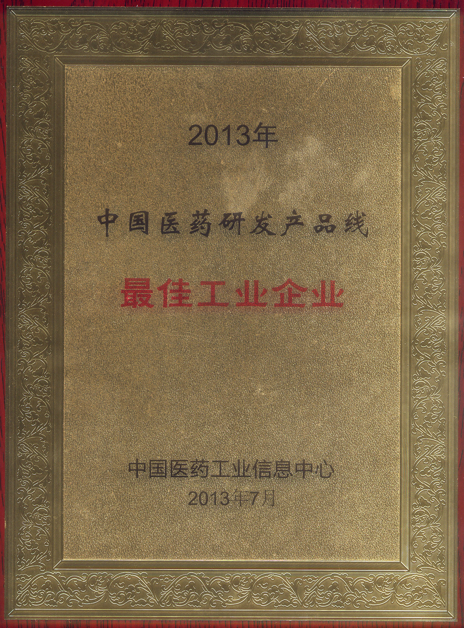 2013-7中国医药研发产品线最佳工业企业.jpg